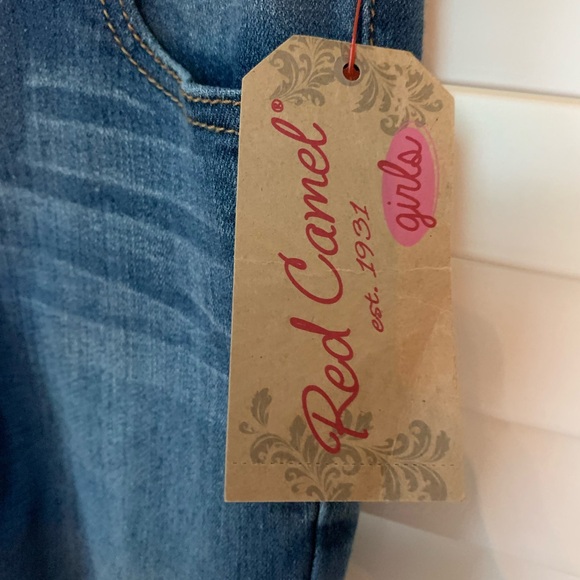 Jeans Red Camel skinny Capri denim pants Zaza Girls size 8 NWT - Picture 9 of 9
